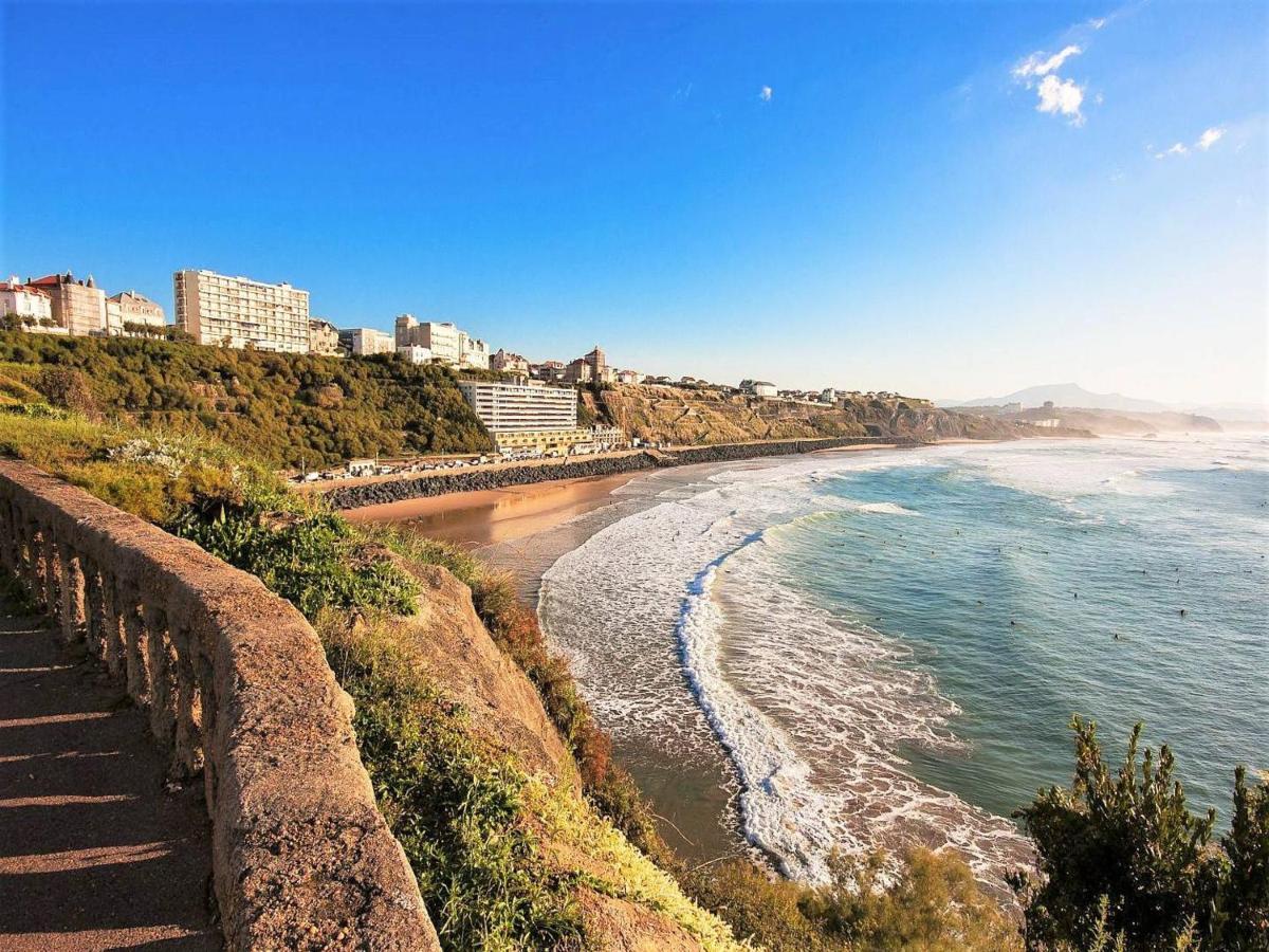Charmant Studio En Centre-Ville Avec Piscine Proche Grande Plage - Fr-1-3-410 Biarritz Zewnętrze zdjęcie